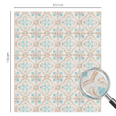 Película decorativa para janela privacidade Azulejos rústicos