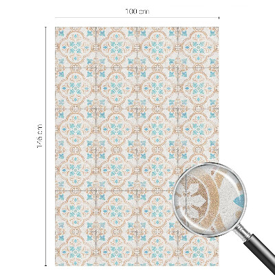 Película decorativa para janela privacidade Azulejos rústicos