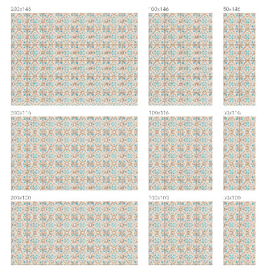 Película decorativa para janela privacidade Azulejos rústicos