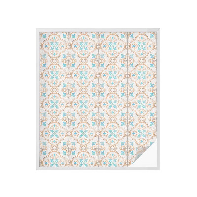 Película decorativa para janela privacidade Azulejos rústicos