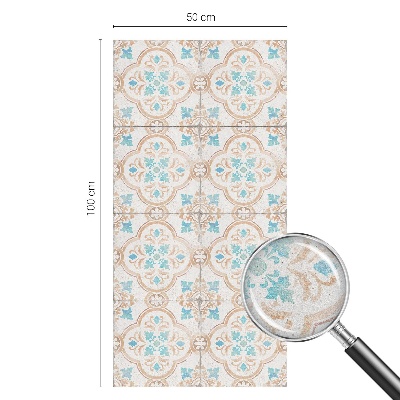 Película decorativa para janela privacidade Azulejos rústicos