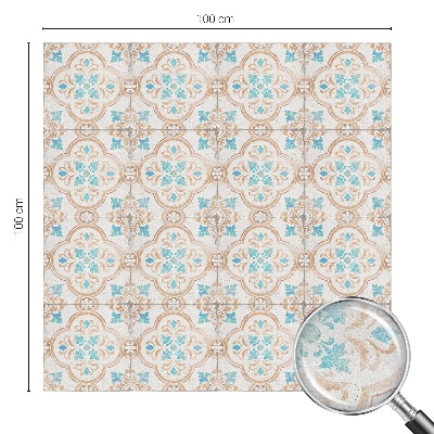 Película decorativa para janela privacidade Azulejos rústicos