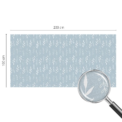 Vinil para vidro privacidade padrão vitral Padrão de planta