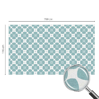 Película de privacidade para janela efeito vitral Simetria floral