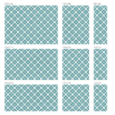 Película de privacidade para janela efeito vitral Simetria floral