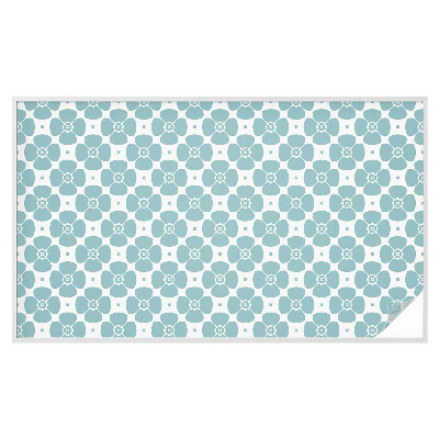 Película de privacidade para janela efeito vitral Simetria floral