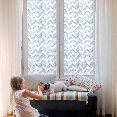 Película vidro janela privacidade Padrão geométrico