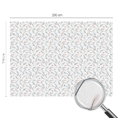 Película decorativa para janela privacidade Folhas da planta