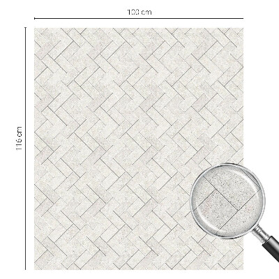 Vinil para vidro privacidade padrão vitral Motivo em espinha de peixe