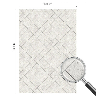 Vinil para vidro privacidade padrão vitral Motivo em espinha de peixe