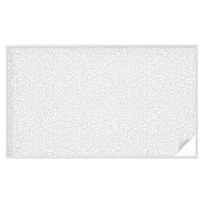 Vinil para vidro privacidade padrão vitral Padrão de folhas