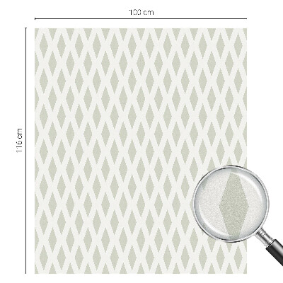 Película decorativa para janela privacidade Padrão de diamante