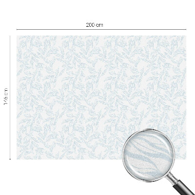 Película vidro janela privacidade Folhas etéreas