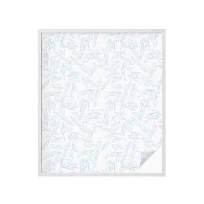 Película vidro janela privacidade Folhas etéreas