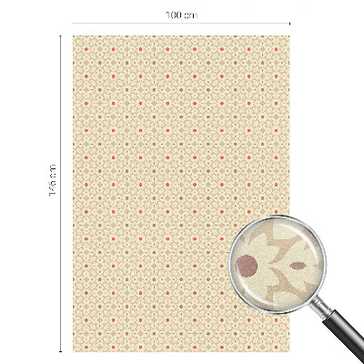 Película de vidro vitral autocolante Padrões florais