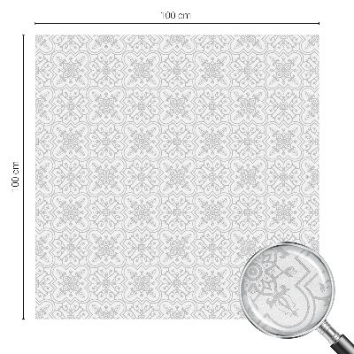 Película vidro janela privacidade Simetria floral