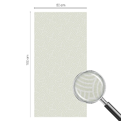 Película decorativa para janela privacidade Linhas curvas