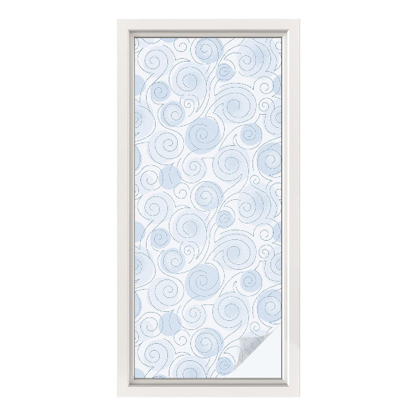 Película vidro janela privacidade Padrões em espiral