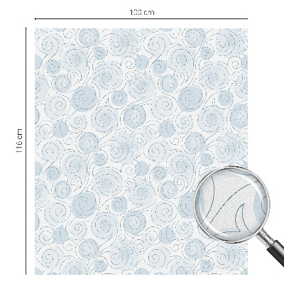 Película vidro janela privacidade Padrões em espiral