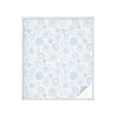 Película vidro janela privacidade Padrões em espiral