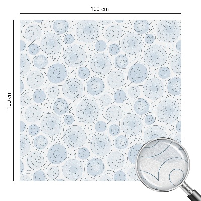 Película vidro janela privacidade Padrões em espiral