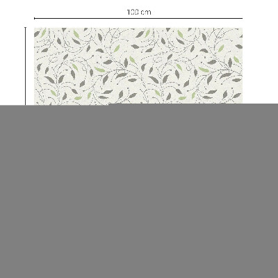 Película decorativa para janela privacidade Folhas de brotos