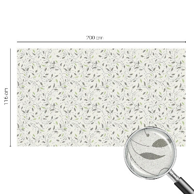 Película decorativa para janela privacidade Folhas de brotos