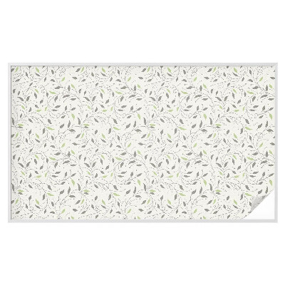 Película decorativa para janela privacidade Folhas de brotos