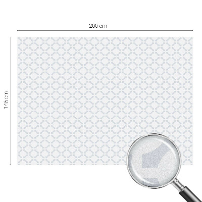 Película de privacidade para janela efeito vitral Elegância geométrica