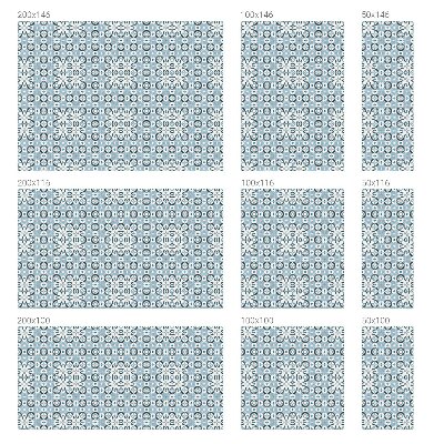 Vinil para vidro privacidade padrão vitral Padrões geométricos