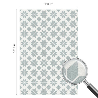 Película decorativa para janela privacidade Estrelas geométricas