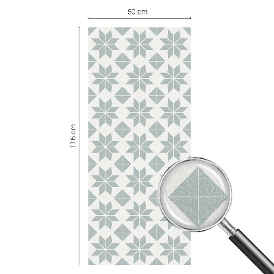 Película decorativa para janela privacidade Estrelas geométricas