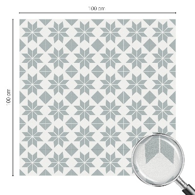 Película decorativa para janela privacidade Estrelas geométricas