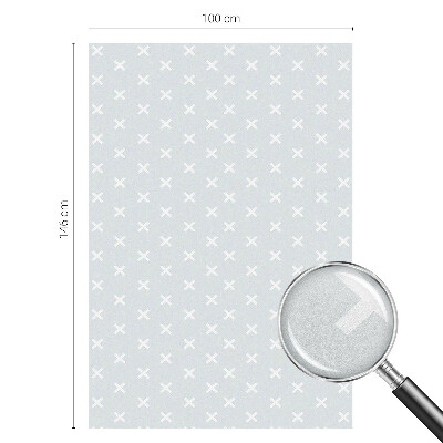 Película vidro janela privacidade cruzes delicadas