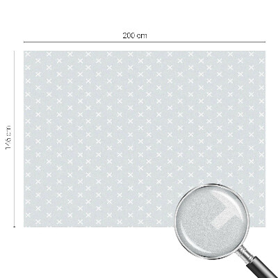 Película vidro janela privacidade cruzes delicadas