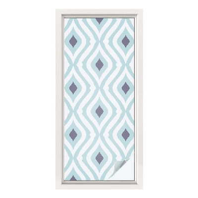 Película de privacidade para janela efeito vitral Elegância moderna