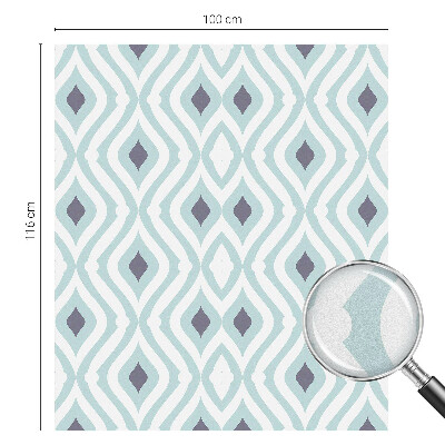 Película de privacidade para janela efeito vitral Elegância moderna