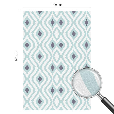 Película de privacidade para janela efeito vitral Elegância moderna