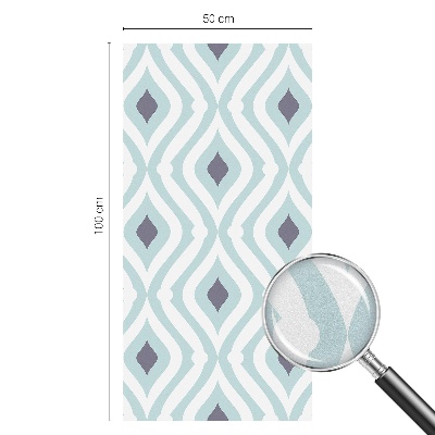 Película de privacidade para janela efeito vitral Elegância moderna