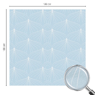 Película de vidro vitral autocolante Fãs harmoniosos