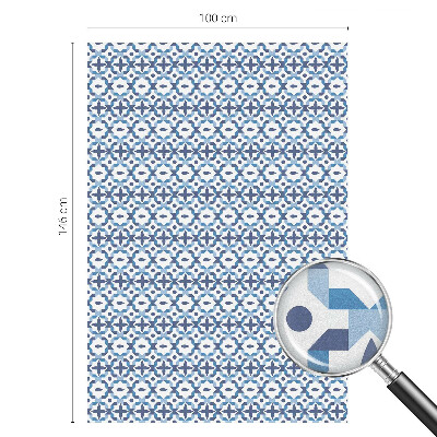 Vinil para vidro privacidade padrão vitral Padrão harmonioso