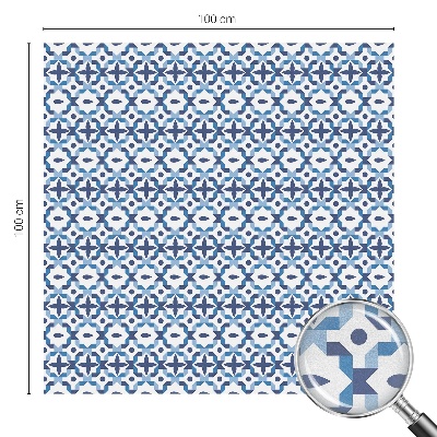 Vinil para vidro privacidade padrão vitral Padrão harmonioso
