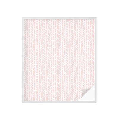 Película de privacidade para janela efeito vitral Espinha de peixe em tons pastel