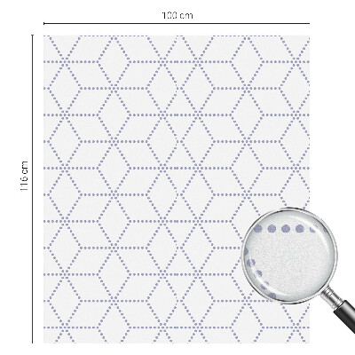 Película de vidro vitral autocolante Losangos roxos