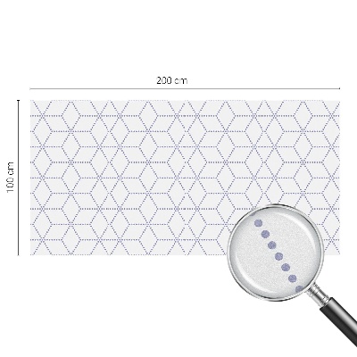 Película de vidro vitral autocolante Losangos roxos