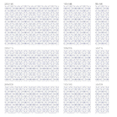 Película de vidro vitral autocolante Losangos roxos