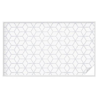 Película de vidro vitral autocolante Losangos roxos