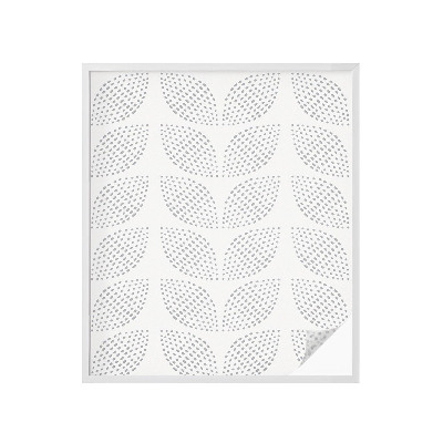 Vinil para vidro privacidade padrão vitral Folhas pontilhadas