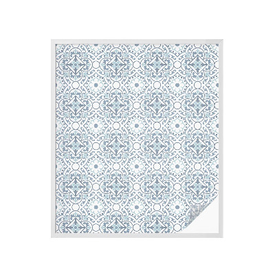 Película de privacidade para janela efeito vitral Mosaico clássico