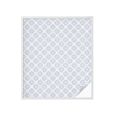 Película de vidro vitral autocolante Rosetas delicadas